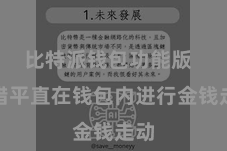 比特派钱包功能版  不错平直在钱包内进行金钱走动
