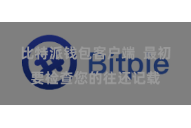 比特派钱包客户端  最初要检查您的往还记载